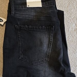 Womens Barrel Black Jeans NWT